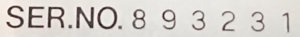boss serial number